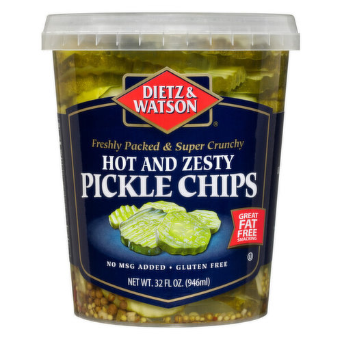Dietz & Watson Hot & Zesty Pickle Chips