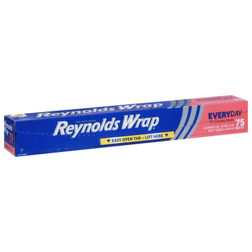 Reynolds Wrap Aluminum Foil, Everyday, 30 Square Feet