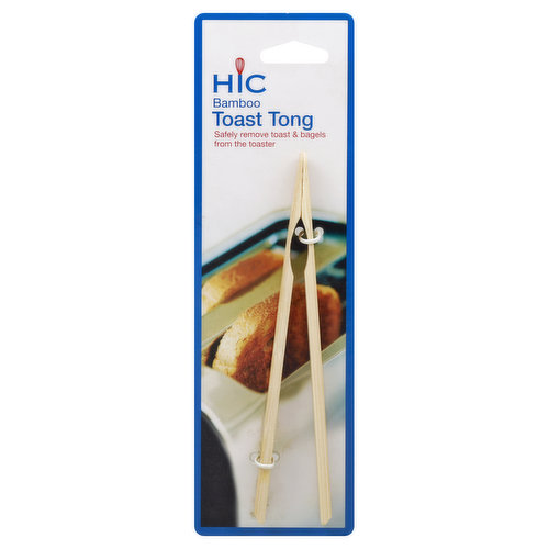 HIC Toast Tong, Bamboo