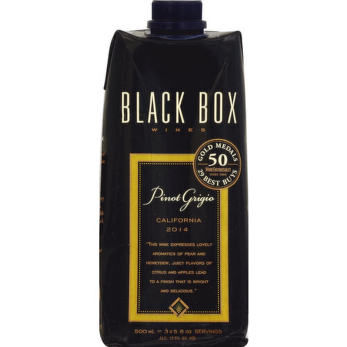 Black Box Pinot Grigio White Wine 500ml Tetra