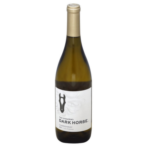 The original. Dark Horse winemaker, Beth Liston, believes that fortune favors the bold. Her pioneering approach to viticulture and winemaking champions quality, originality and above all, taste. A bold wine with big personality, this chardonnay showcases bright flavors of fresh apple and pear, layered with notes of toasted oak, caramel and a creamy, full-bodied finish. Pour a glass and let us know what you think. Darkhorsewine.com. Twitter. Instagram. Alc. 13.5% by vol.