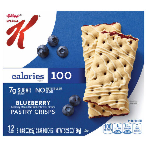 Special K Pastry Crisps, Blueberry