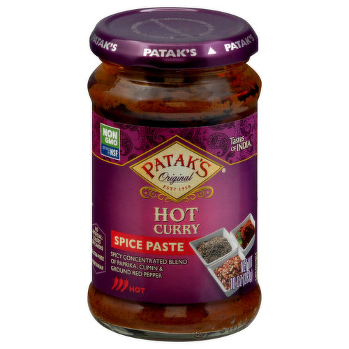 Pataks Spice Paste, Hot Curry