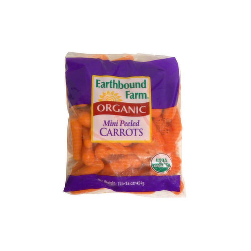 Fresh Organic Mini Peeled Carrots