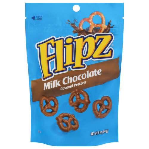 Flipz Pretzels, Milk Chocolate Covered