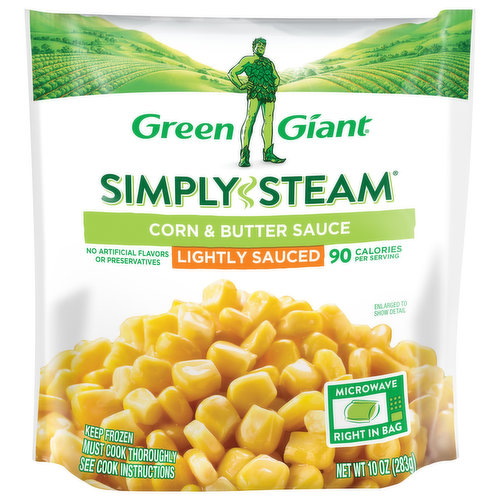 Green Giant Corn & Butter Sauce, Lightly Sauced