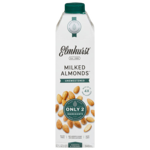 Elmhurst Milked Almonds, Unsweetened