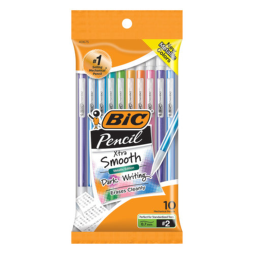 BiC Mechanical Pencils, Xtra Smooth, Dark Writing