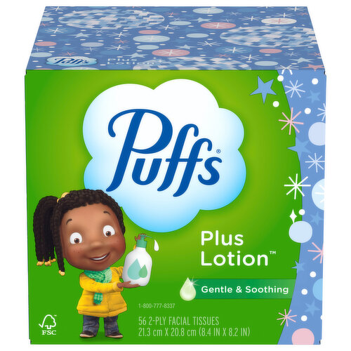 Puffs Facial Tissues, 2-Ply