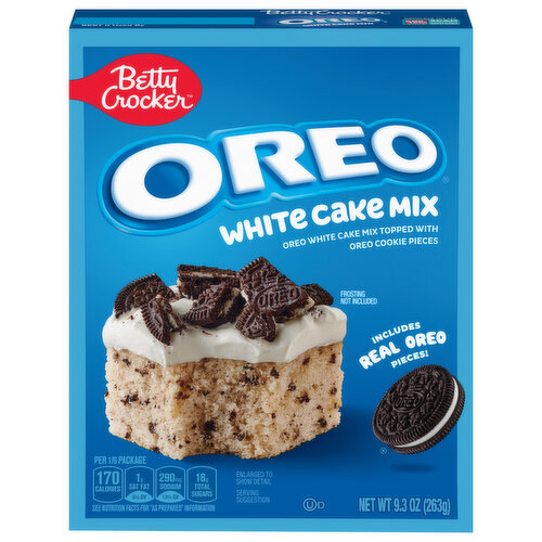 Betty Crocker Cake Mix, White, Oreo