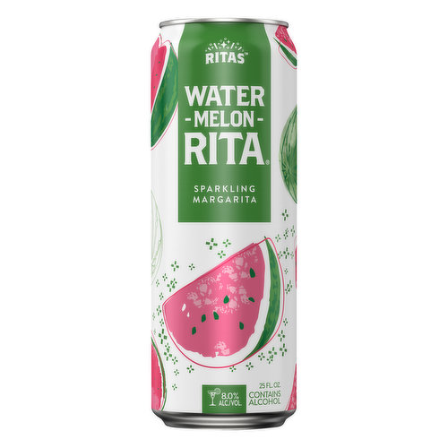 Ritas Sparkling Margarita, Water-Melon-Rita