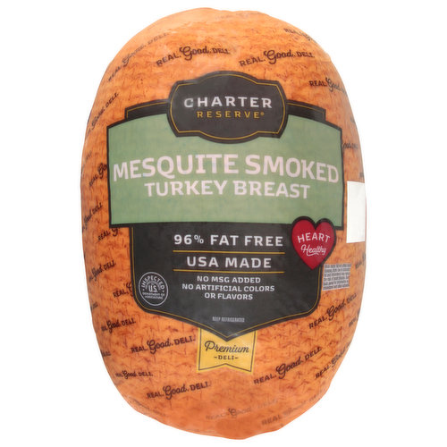 Charter Reserve Mesquite Smoked Turkey Breast Deli Meat