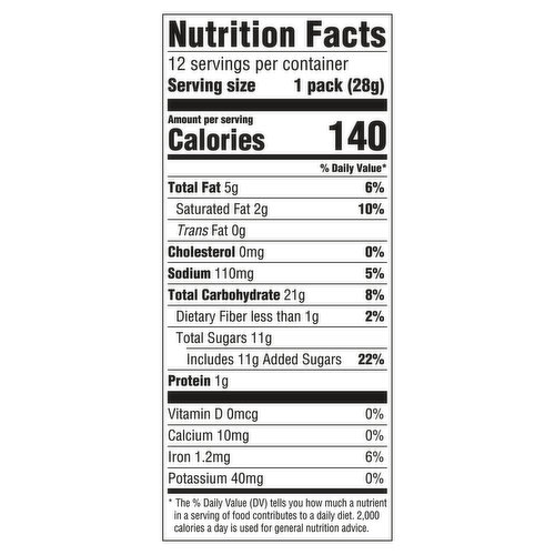 oreo cereal nutrition facts