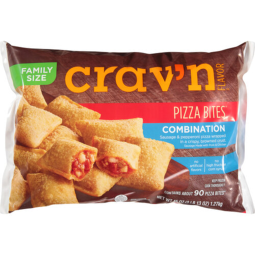 Crav'n Flavor Pizza Bites, Combination, Family Size