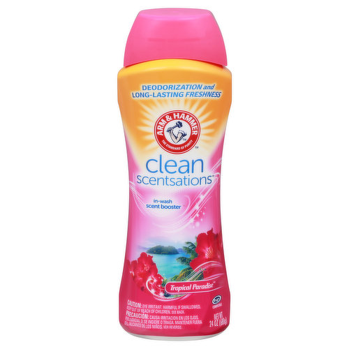 Deodorization and long-lasting freshness. The standard of purity. HE compatible. This tropical sunshine fresh fragrance begins with a delectable blend of sun-ripened fruity florals while vibrant citrus shines through. A warm, gentle tropical breeze leaves a long-lasting trail of freshness. Sale for all colors, washable fabrics and load types. Dissolves in cold water. Our Promise to You and the Planet: Green-e Certified Renewable Energy: We buy 100% certified renewable energy. Not tested on animals. Tear here before recycling bottle. Arbor Day Foundation.