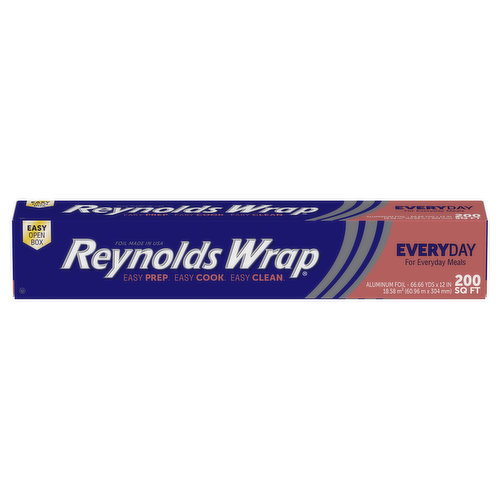 Reynolds Wrap Everyday Strength Aluminum Foil, 225 Square Feet – BrickSeek