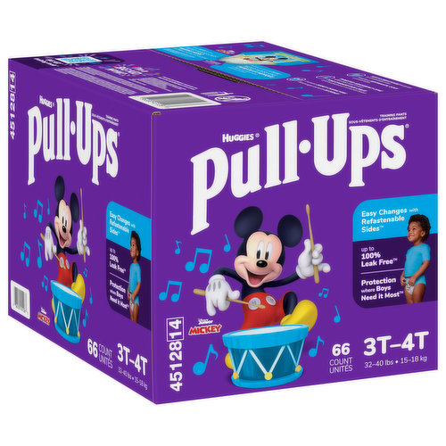 Pull-Ups Night-Time Boys' Potty Training Pants 3T-4T (32-40 lbs