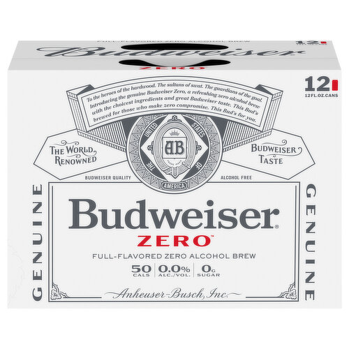 Budweiser Beer, Zero