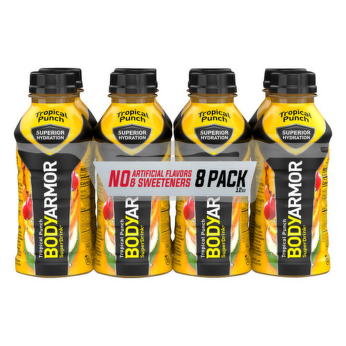 Body Armor Sports Drink, Tropical Punch, 8 Pack