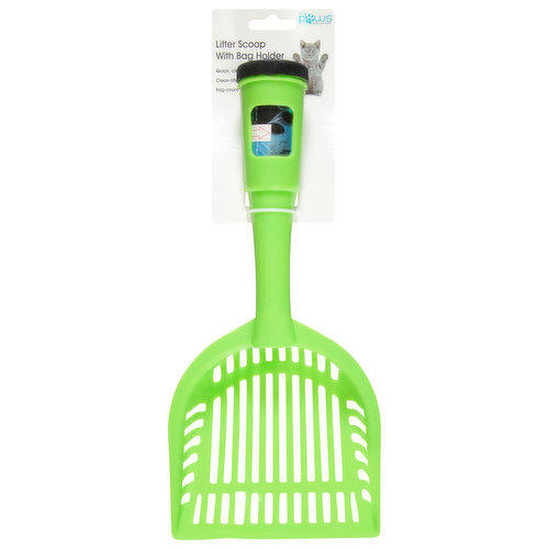 Blue Paws Litter Scoop, with Bag Holder, BLU-0191