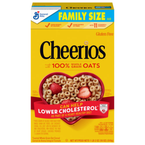 Honey Nut Cheerios Minis Breakfast Cereal, Family Size, 18.8 oz 