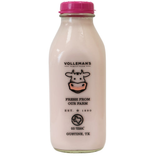 Volleman's Family Farm Strawberry Milk