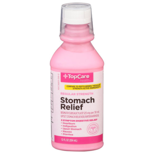 TopCare Stomach Relief, Regular Strength, 525 mg