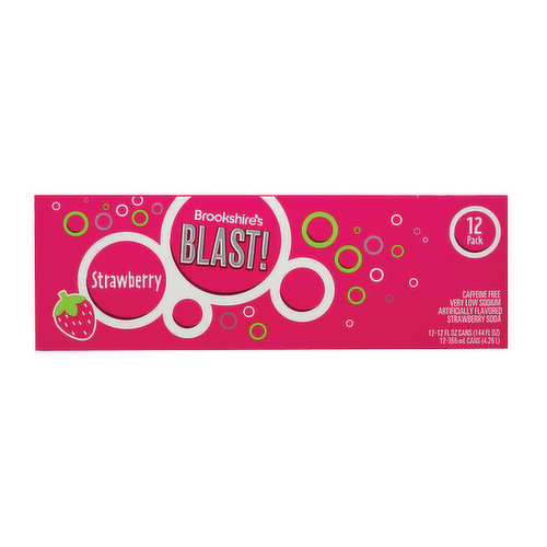 Brookshire's BLAST! Strawberry Soda