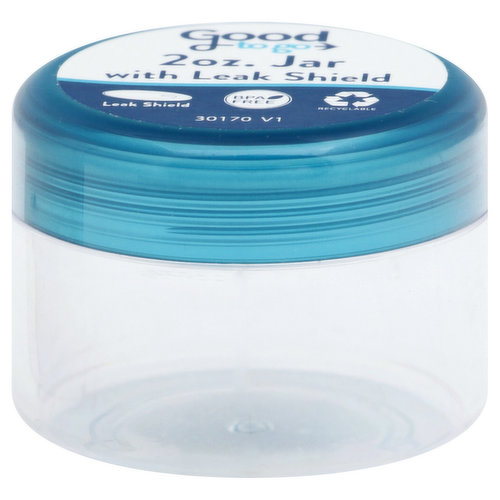 Good To Go Jar, with Leak Shield, 2 Ounce