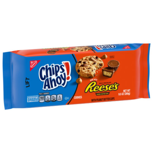 1) Family Size Bag Chips Ahoy! Chocolate Chip Cookies 18.2 Oz !