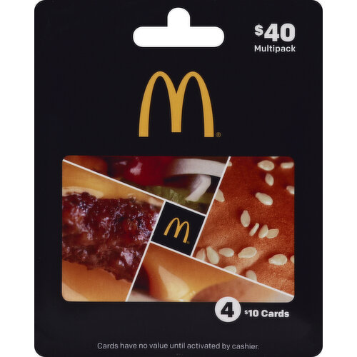 McDonalds Gift Card, $40