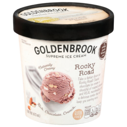 Goldenbrook Ice Cream, Supreme, Rocky Road