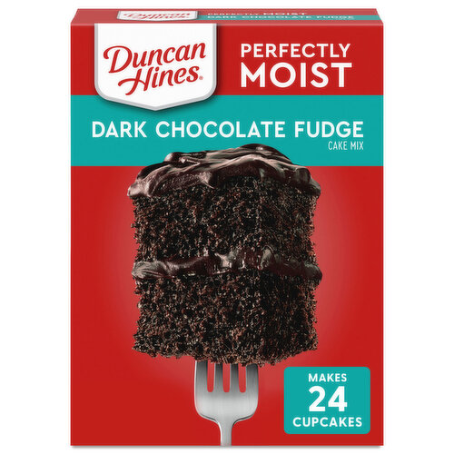 Duncan Hines Perfectly Moist Dark Chocolate Fudge Cake Mix