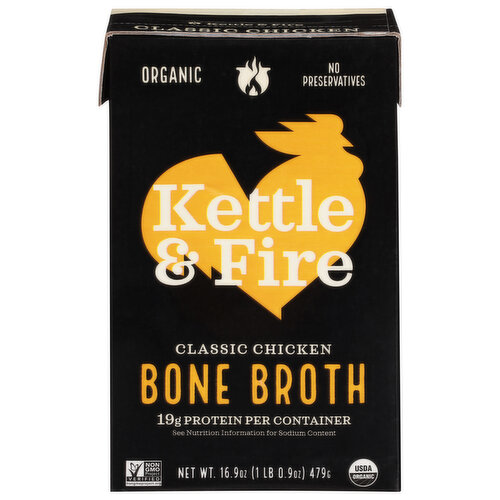 Kettle & Fire Bone Broth, Classic Chicken