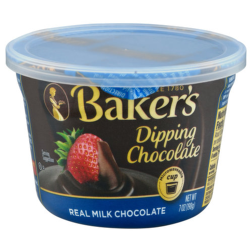 Baker's Dipping Chocolate, Real Milk Chocolate