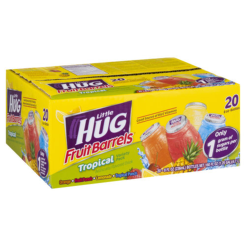 Little Hug Fruit Barrels, Tropical Variety Pack