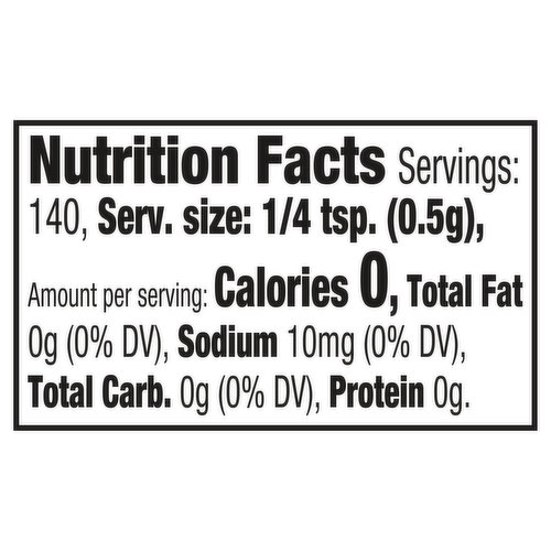 McCormick Seasoning, Salad Supreme: Calories, Nutrition Analysis