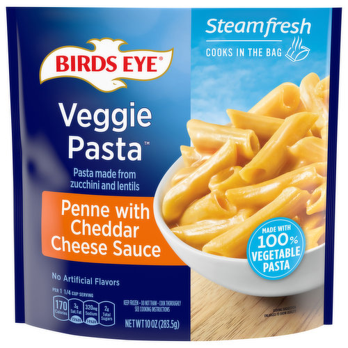 Birds Eye Veggie Pasta, Penne with Cheddar Cheese Sauce