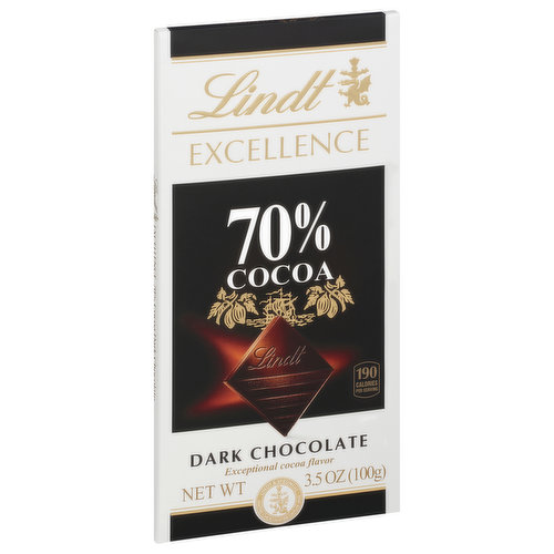 Lindt Dark Chocolate, 70% Cocoa