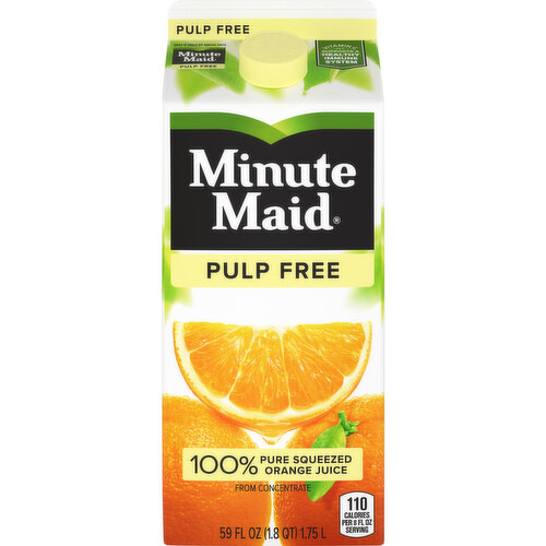 Minute Maid  Orange Juice Pulp Free, Fruit Juice Drink