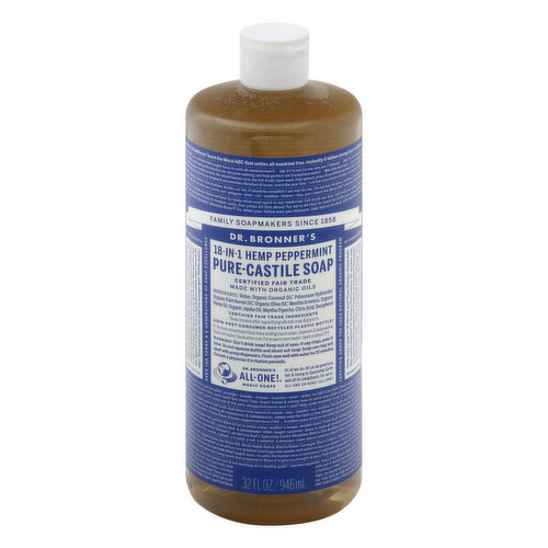 $8.00: Dr. Bronner's Pure-Castile Liquid Soap, Baby Unscented, 4 ounce. - 