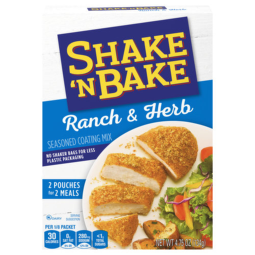 Shake 'N Bake Seasoned Coating Mix, Ranch & Herb