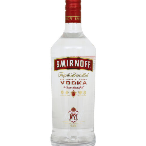Smirnoff Vodka, Triple Distilled, Recipe No. 21