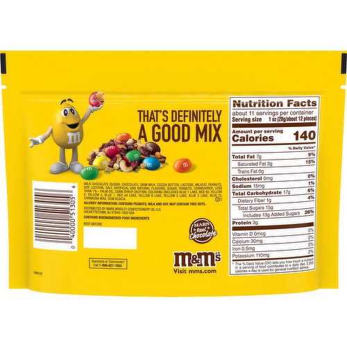 M&M's Chocolate Candies, Peanut, Share Size