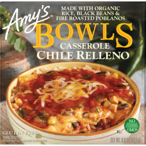 Amy's Bowls, Casserole Chile Relleno