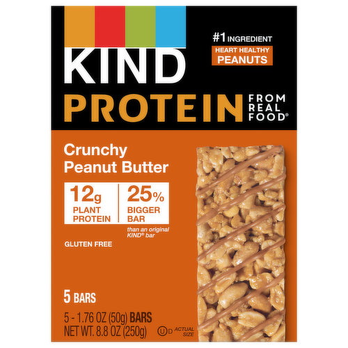 Kind Protein Bars, Crunchy Peanut Butter