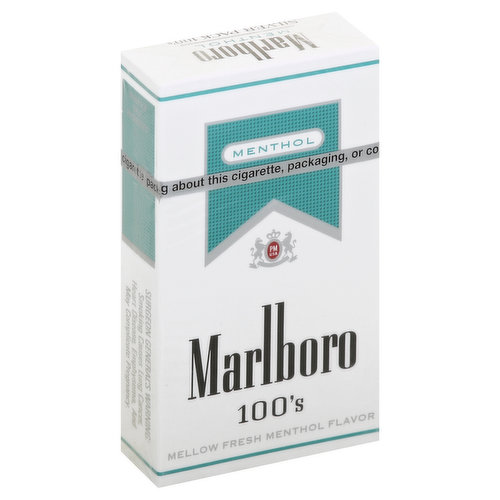 Marlboro Cigarettes, Silver Pack, Menthol, 100's - Brookshire's