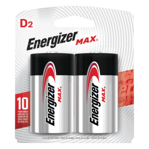 Battery, Alkaline, D