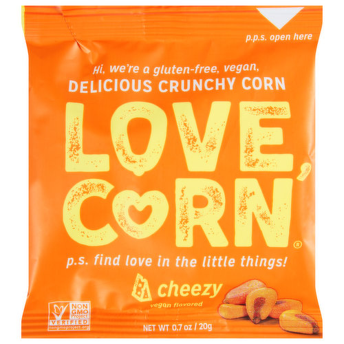 LOVE CORN  Delicious Crunchy Corn Snacks