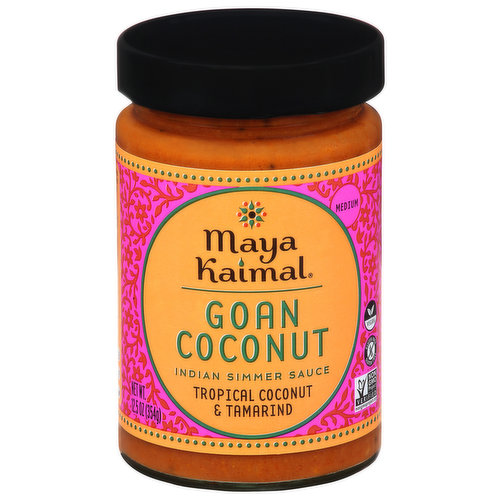 Maya Kaimal Indian Simmer Sauce, Goan Coconut, Medium